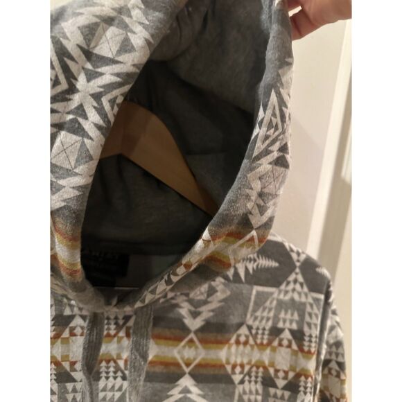 Ariat/Pendleton Men's (Unisex) Hooded Aztec Navajo Southwestern Sweater Size S - Picture 6 of 13